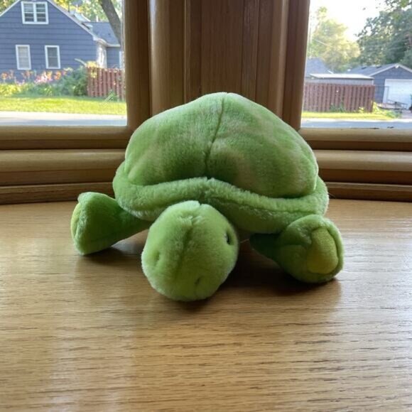 Kohls Cares Green Plush Turtle & "And Then Its Spring" Childrens Book Set - Picture 2 of 11